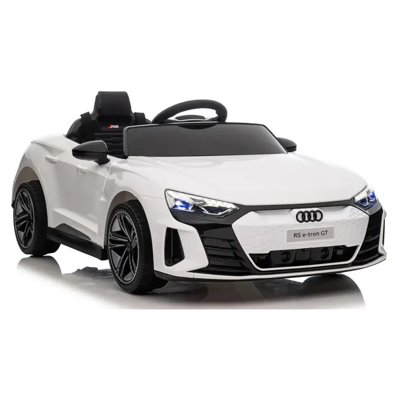 Audi RS e-tron GT Hvid, 4x12V Elbil - Fantastisk Kørsel!