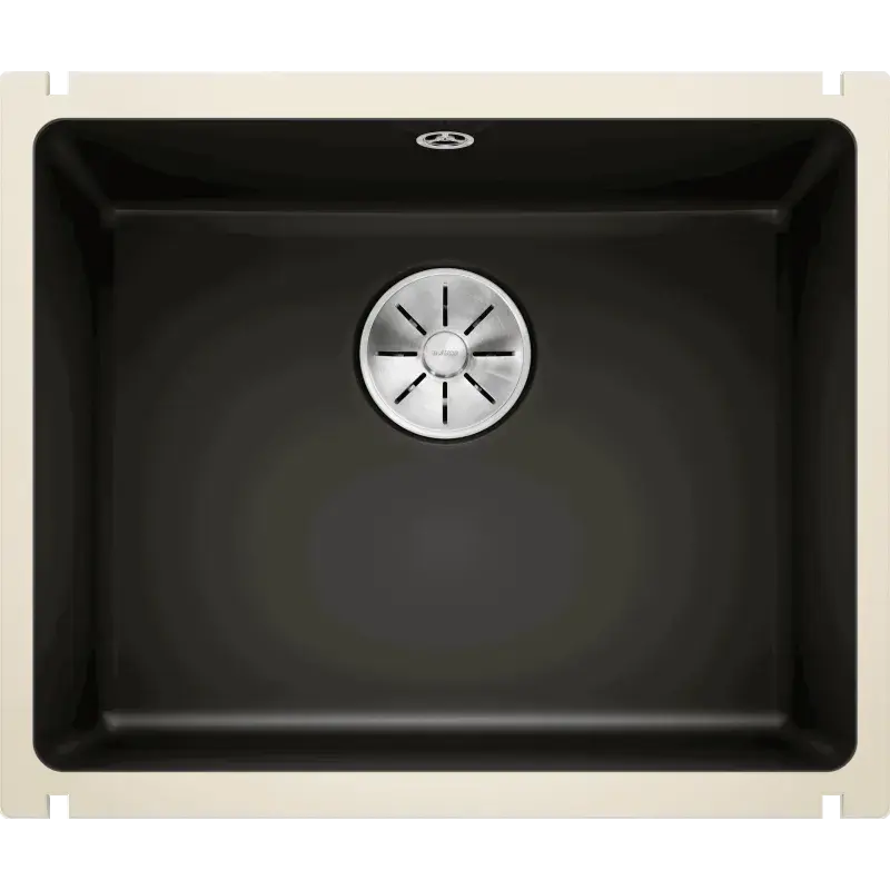 BLANCO SUBLINE 500-U KP sort keramisk vask 53 x 46 cm