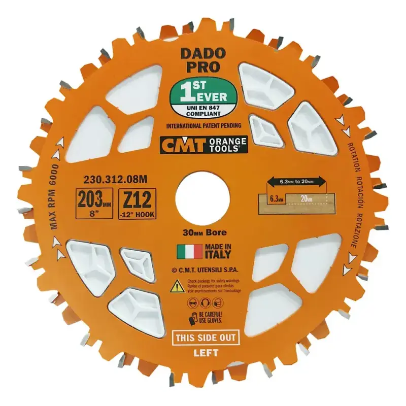 CMT Dado klinger 203x6,3-20,0x30 Z12 - Tilbud på værktøj