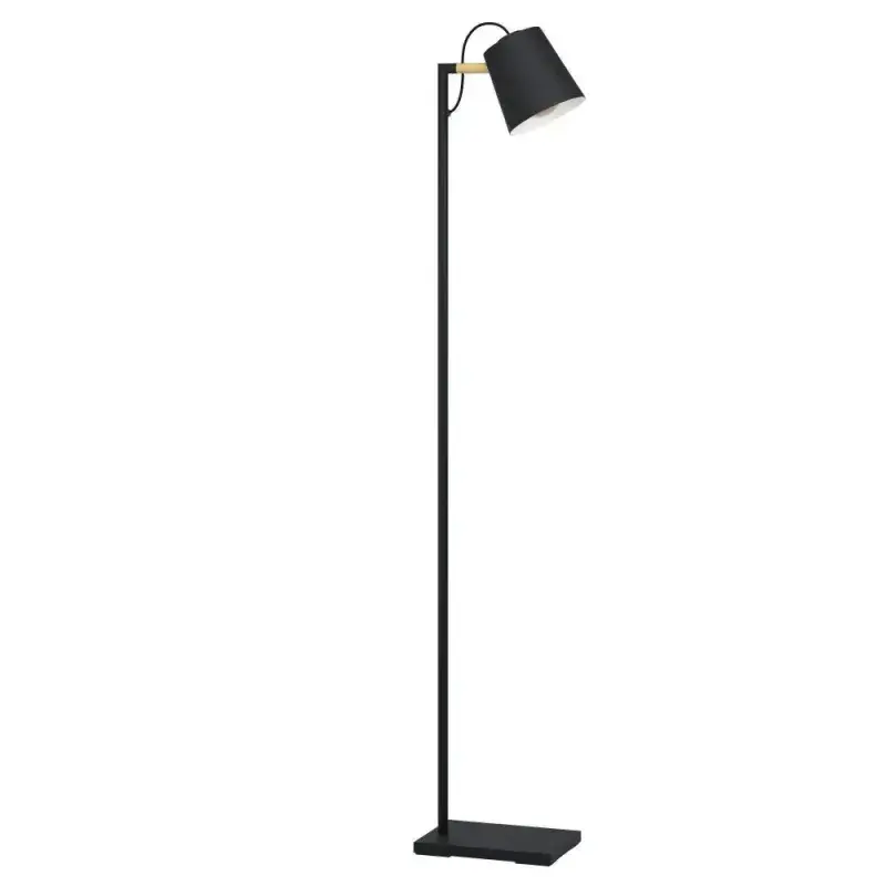EGLO Lacey Gulvlampe E27 H1595 Sort/Creme - Elegant Belysning