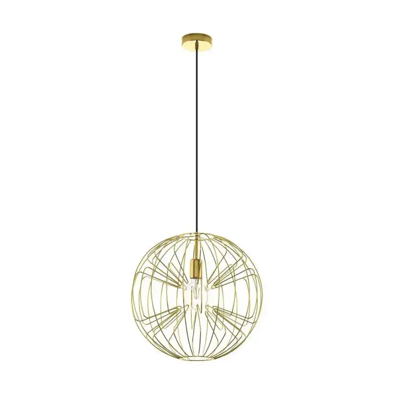EGLO OkinZuri Pendel E27 Ø450 Messing - Elegant Pendellampe