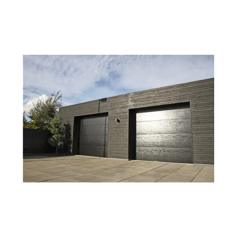 Homeshop Ledhejseport 253x194 cm - Antracitgrå Garageport