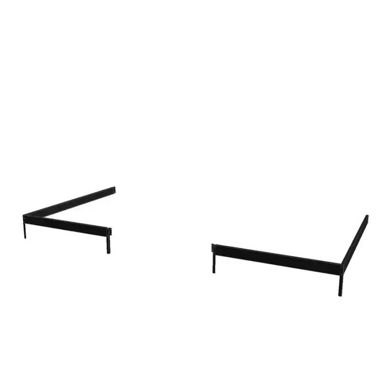 Juliana 6,6 m² Sort Veranda Fundament