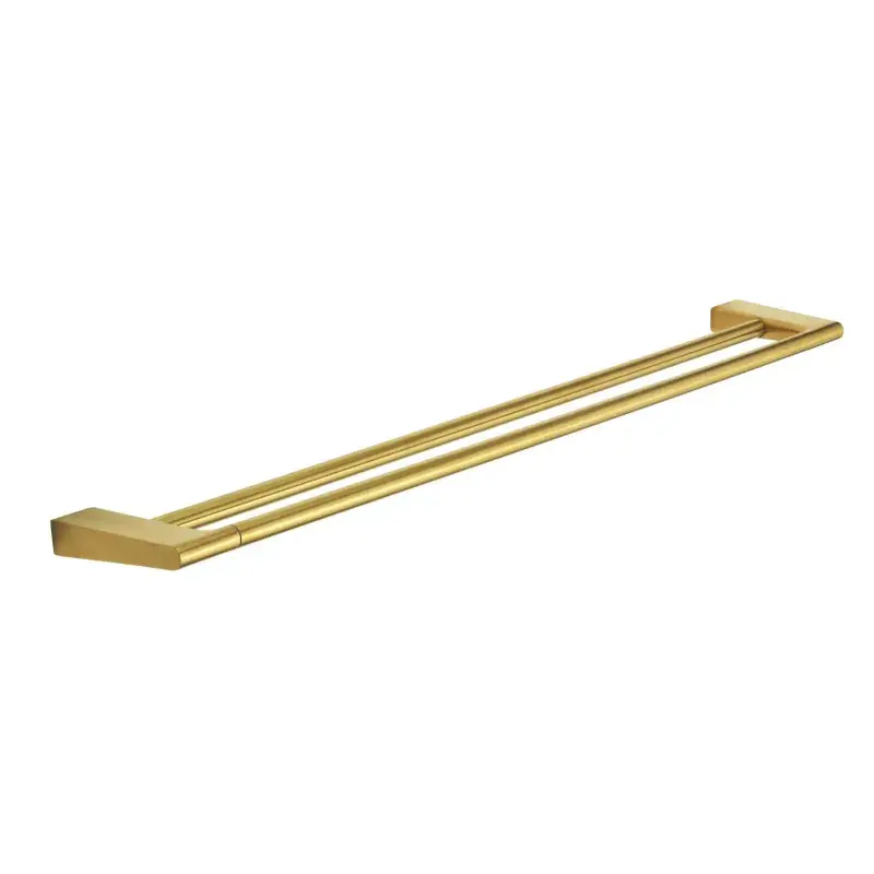 Pressalit Style Dobbelt Håndklædestang, 810 mm, Messing