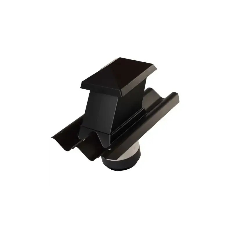 Swisspearl Hætte B7 - 15x15, 15/45° Sortblå - Byggematerialer