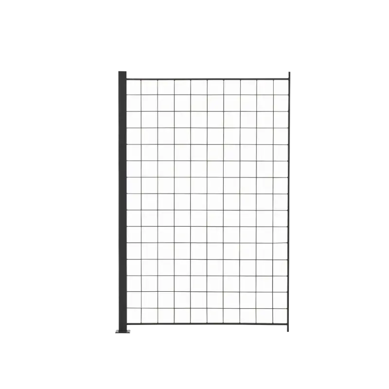 Tillægsfag Espalie Sort 150x100 cm inkl. Alu Stolper