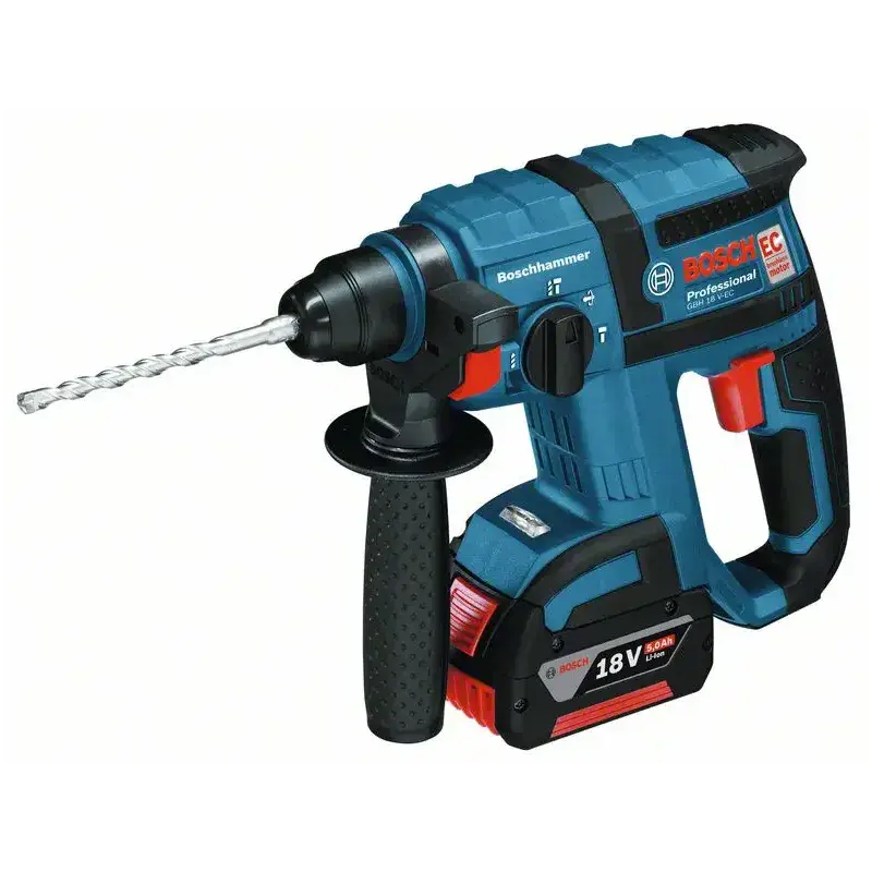 Bosch GBH 18 V-EC - Effektiv akku borehammer med SDS plus