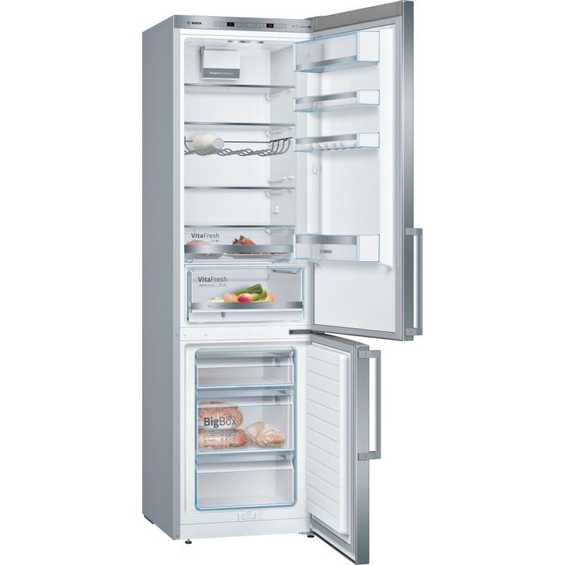 Bosch KGE398IBP Fritstående Kølefryseskab - Effektiv Friskhed