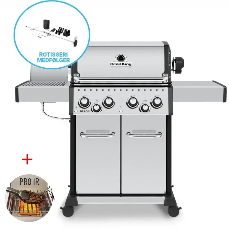 Broil King Baron II S490 Pro IR Gasgrill – Fantastisk tilbud!
