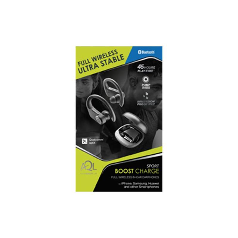 Cellularline Sport Boost Charge BlackTWS Øretelefoner