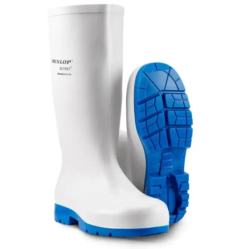 Dunlop Acifort Classic+ O4 - Hvid Gummistøvle til Salg
