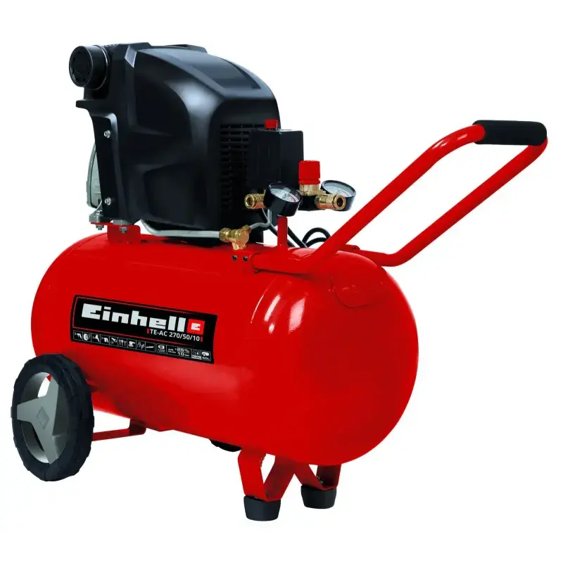 Einhell 50L Kompressor 10BAR - Effektiv luftforsyning