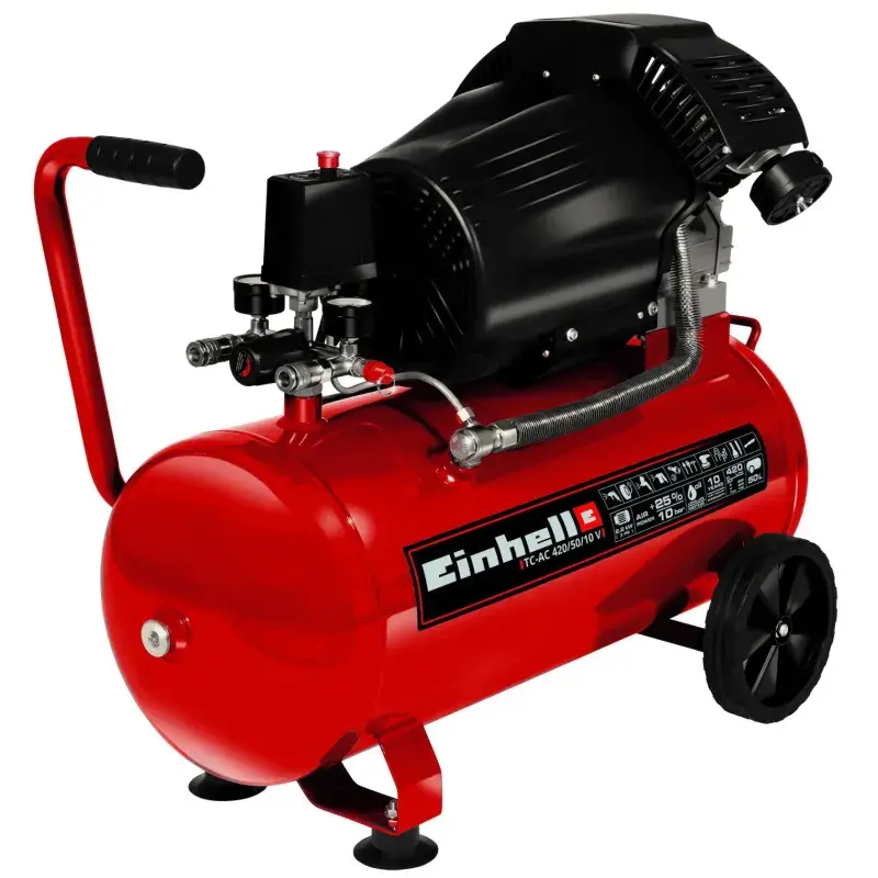 Einhell 50L Kompressor 10BAR - Effektiv Luftforsyning