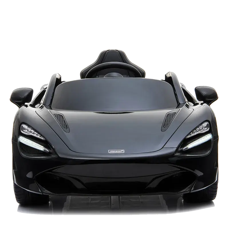 McLaren 720S Elbil 12V med lædersæde - Sort