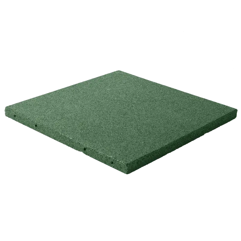 Gummifliser 50x50x3 cm grøn - 120 stk. NORDIC PLAY