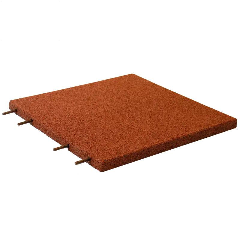 Røde gummifliser 50x50 cm - NORDIC PLAY Active 30 m2