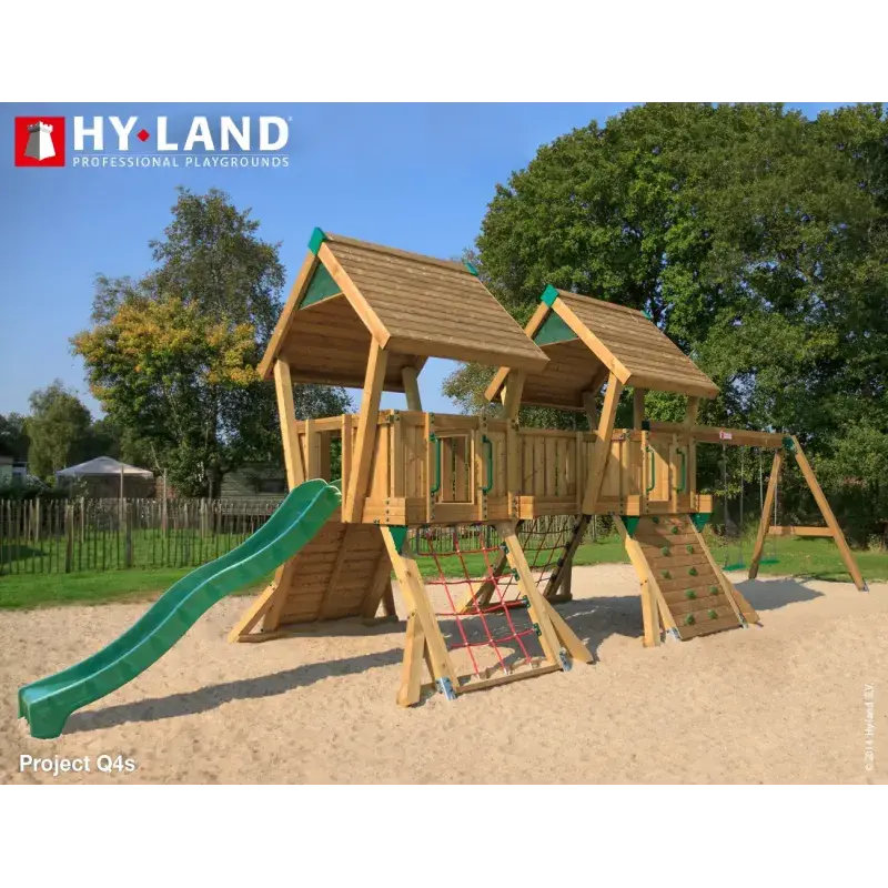 HY-LAND Q Projekt 4 med Swing Modul - Udendørs Leg