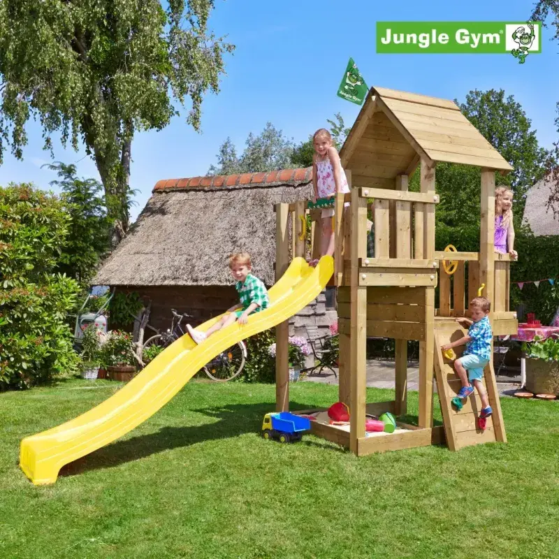 Jungle Gym Cubby legetårn - komplet uden rutschebane