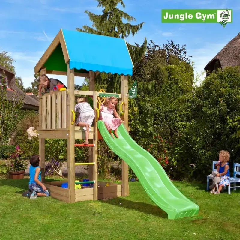 Jungle Gym Home legetårn - komplet uden rutschebane