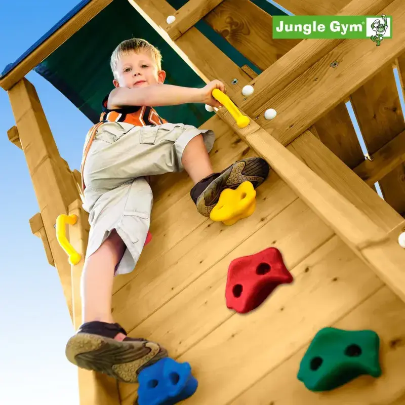 Jungle Gym Klatrevæg Modul - Komplet Sæt til Børn
