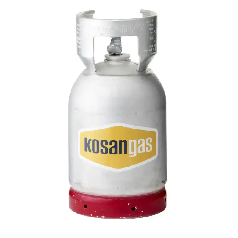 Kosan Gas 6 kg Aluminiumsgasflaske til Camping og Grill
