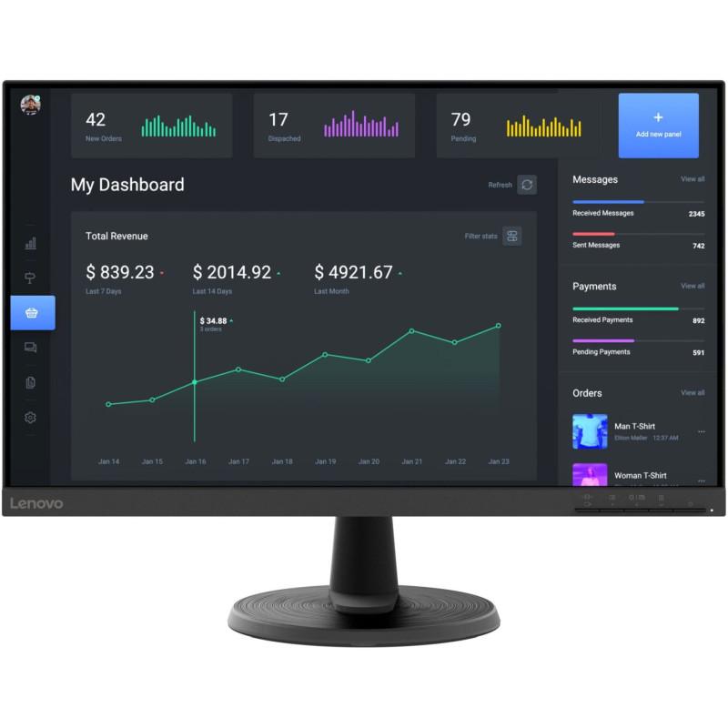 Lenovo D24-40 LED-Skærm - Fantastisk tilbud!