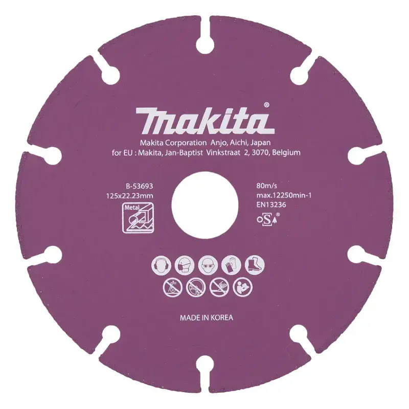 Makita Diamantskær 125x22,22mm Metal - B-53693