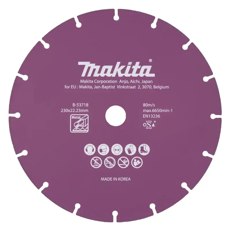 Makita Diamantskive 230x22,23mm Metal - B-53718