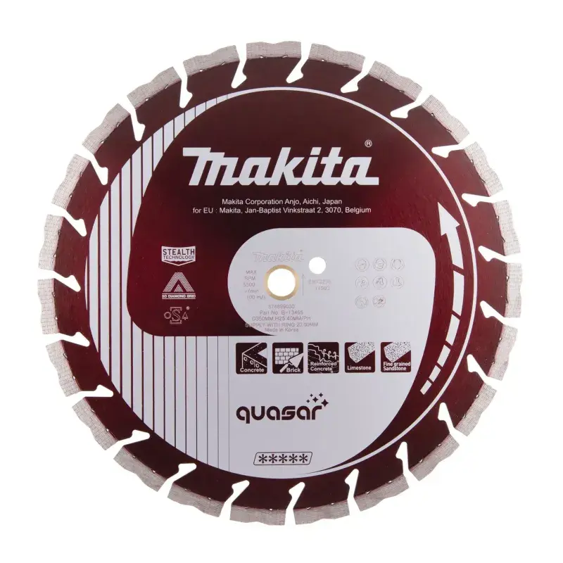 Makita Diamantklinge 350x25,4 Quasar - B-13465 Tilbud!