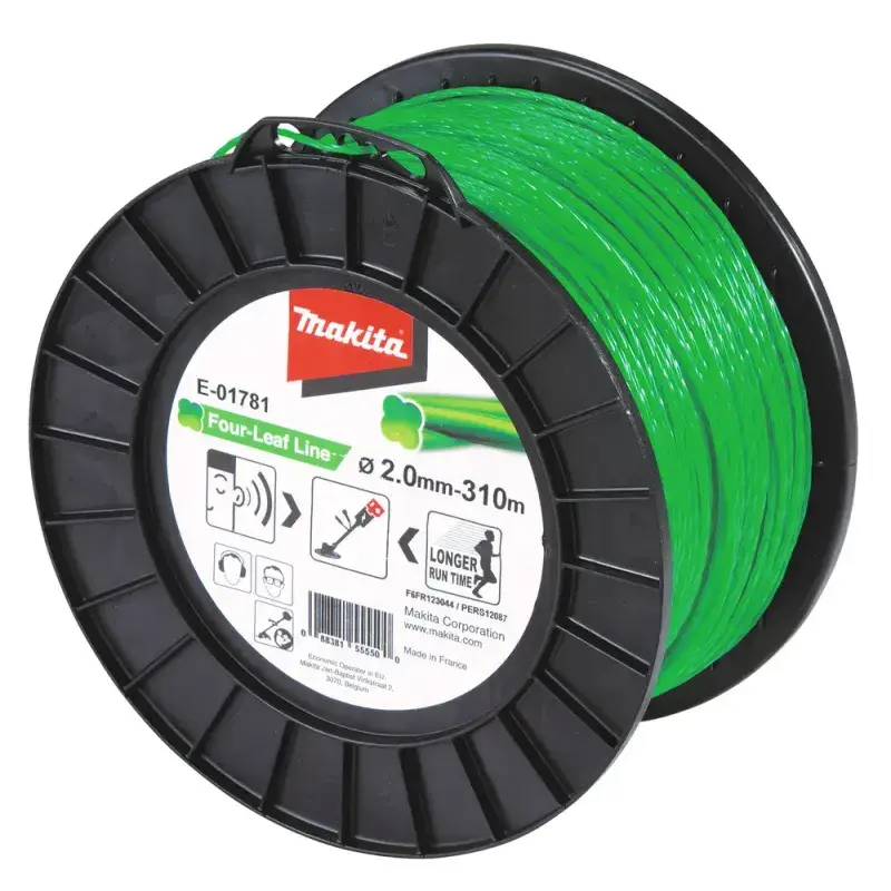 Makita Firebladet Nylontråd 2,0 mm - 310 m til Trimmer