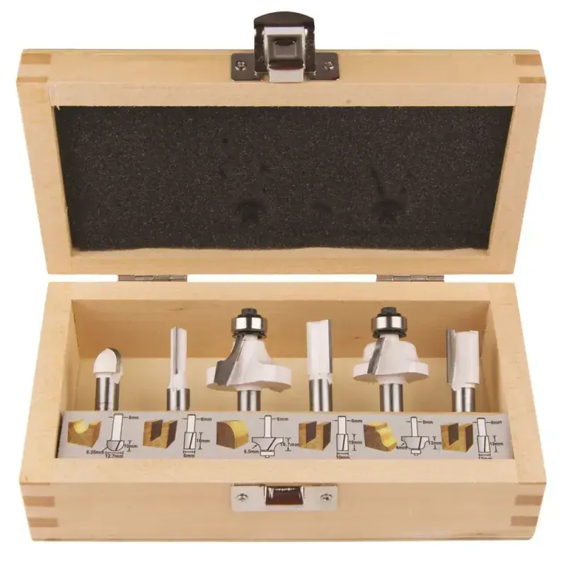 Makita Fræsesæt 6 dele - D-53540