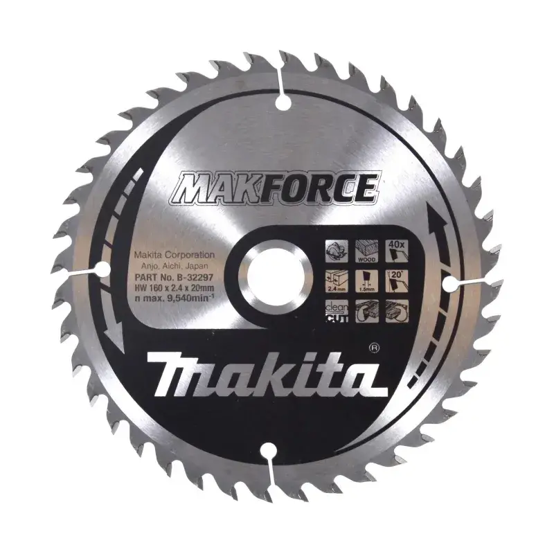 Makita Hm Klinge 160 mm - B-32297 til Elværktøj