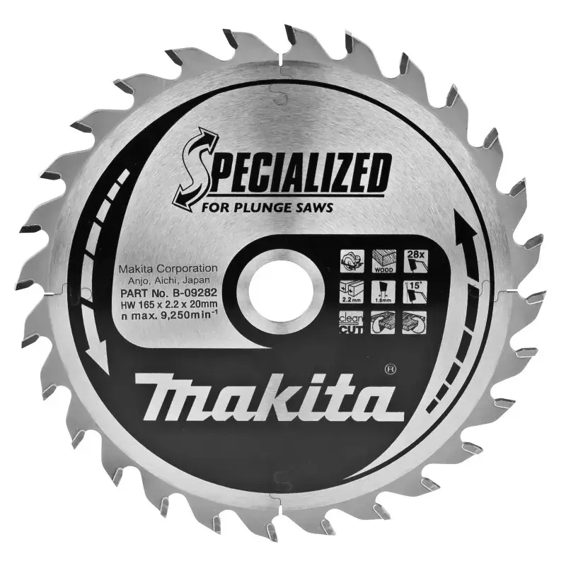 Makita Hm-klinge 165mm 28T (B-33009)