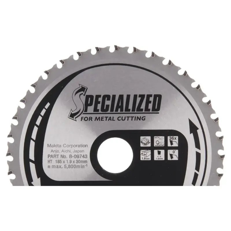 Makita Hm-klinge 185mm 36t - B-09743 til værktøjssalg
