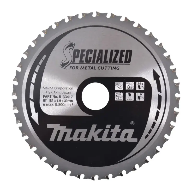 Makita Hm Klinge 185x30x36z Met - B-33417 Tilbud!
