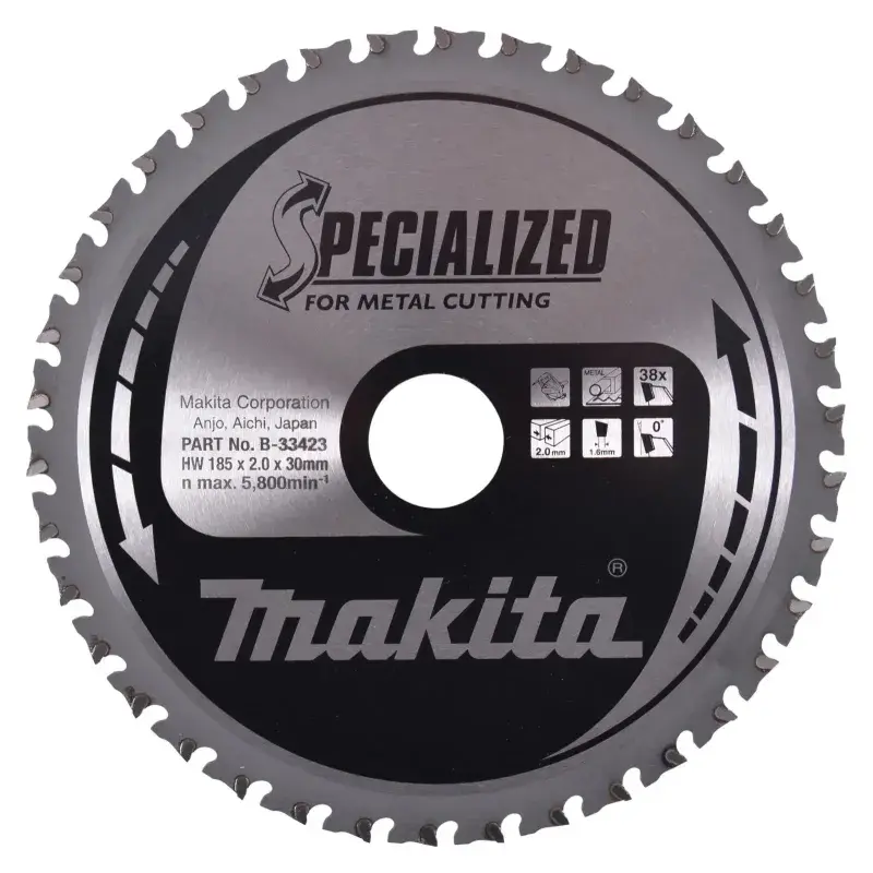 Makita HM Klinge 185x30x38z Met - B-33423 Tilbud!