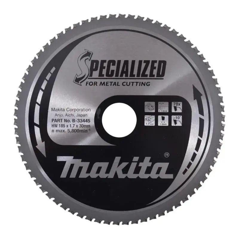 Makita Hm Klinge 185x30x70z Met B-33445