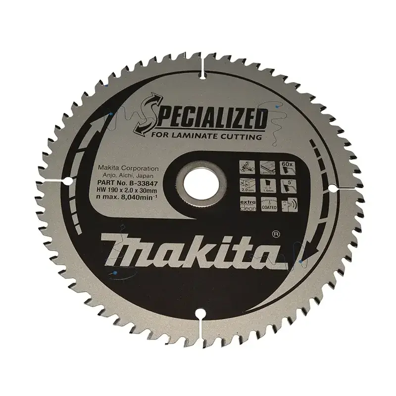 Makita Specialiseret Hm Klinge 190x20x60z - B-33847