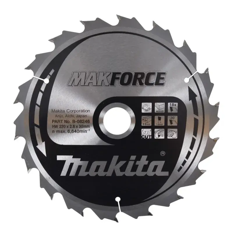 Makita HM-klinge 230mm 18 tænder - B-08246