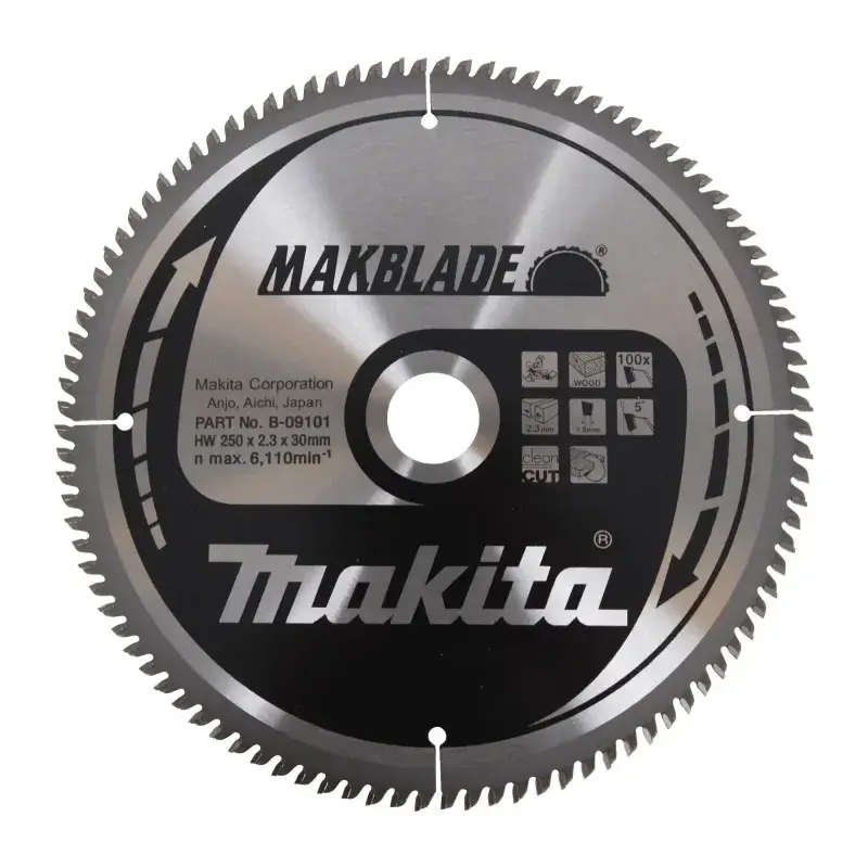 Makita Hm-klinge 250mm 100t - UDGÅET VARE!
