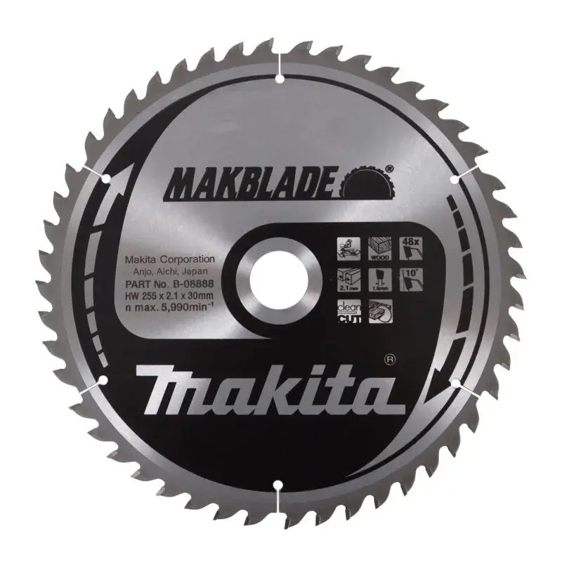 Makita HM-klinge 255mm 48t - B-08888 til Værktøj & Elværktøj