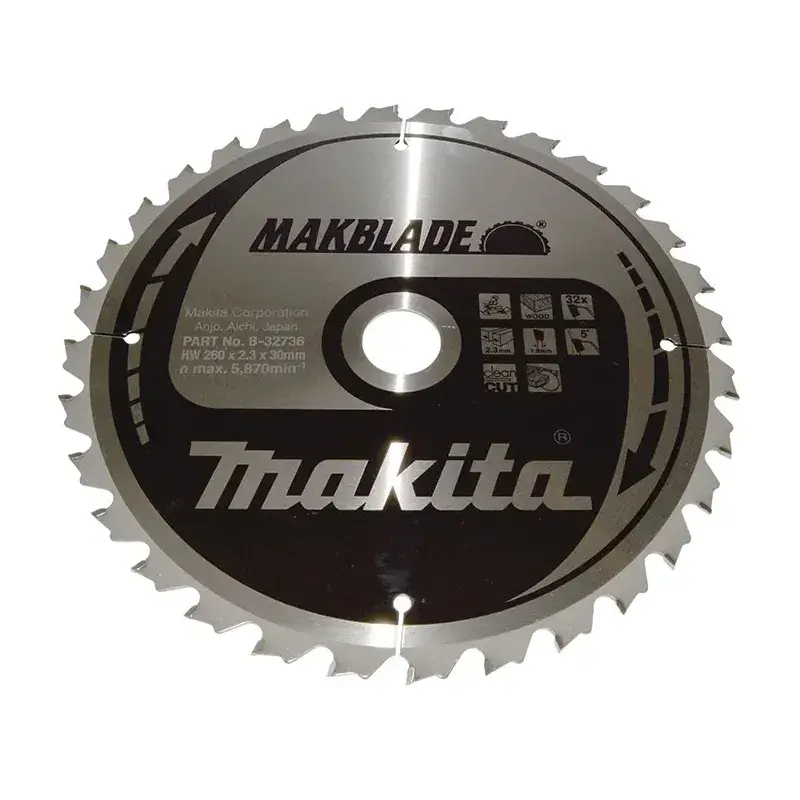 Makita HM Klinge 260 mm - B-32736 til Elværktøj