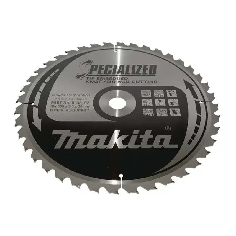 Makita Hm Klinge 355 mm - B-33152 til Elværktøj