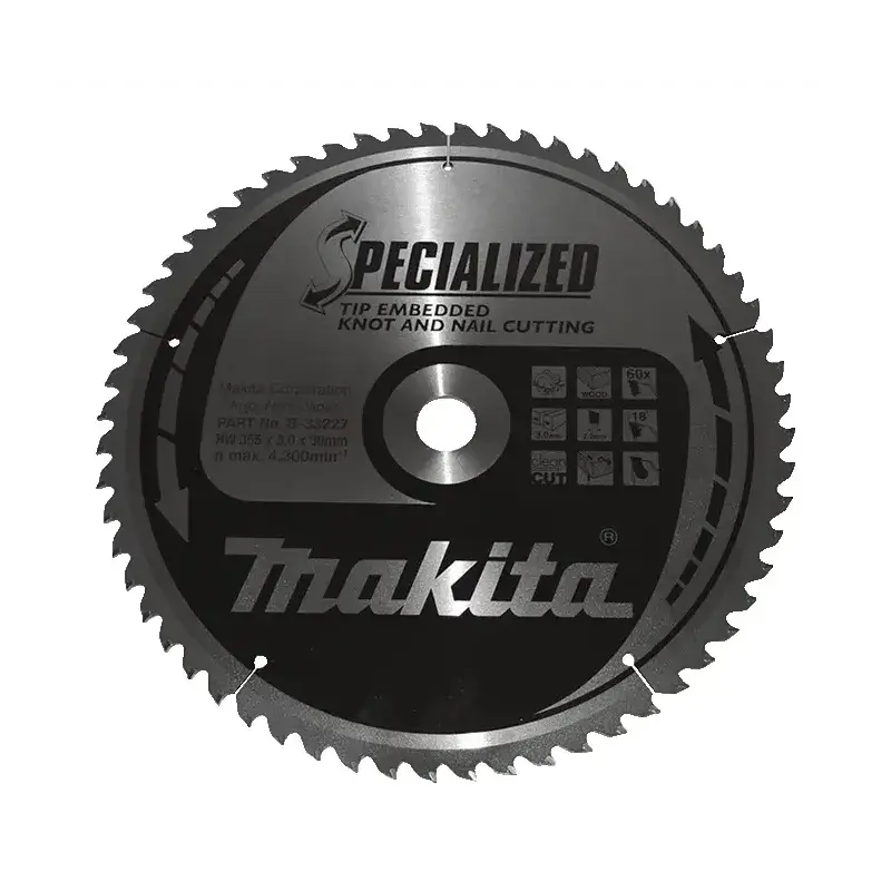 Makita Hm Klinge 355 mm - B-33227 til Elværktøj