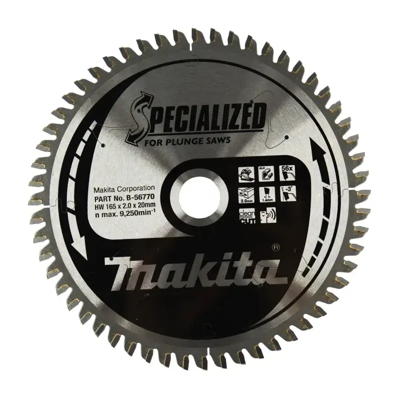 Makita Hm Savklinge 165 mm - B-56770 til Elværktøj