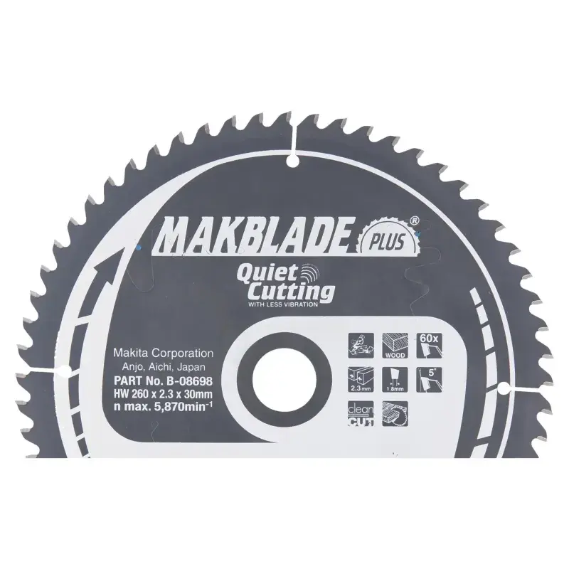 Makita HM-savklinge 260/60z - Fantastisk tilbud!