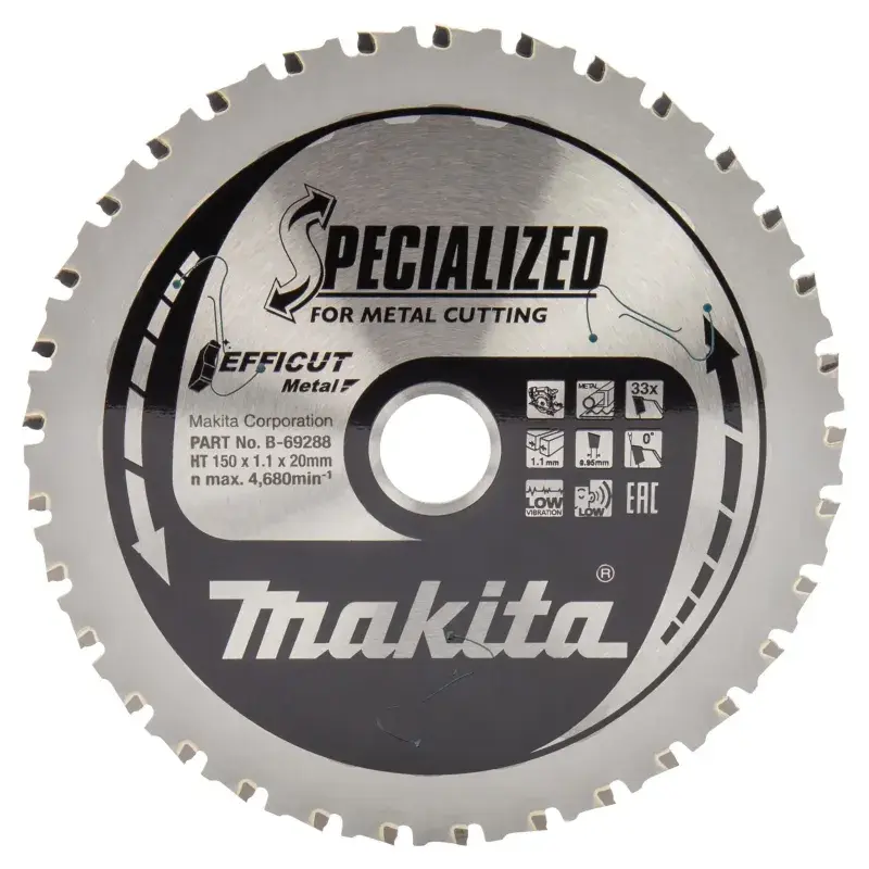 Makita TCT Klinge 150x20mm med 33 tænder - B-69288