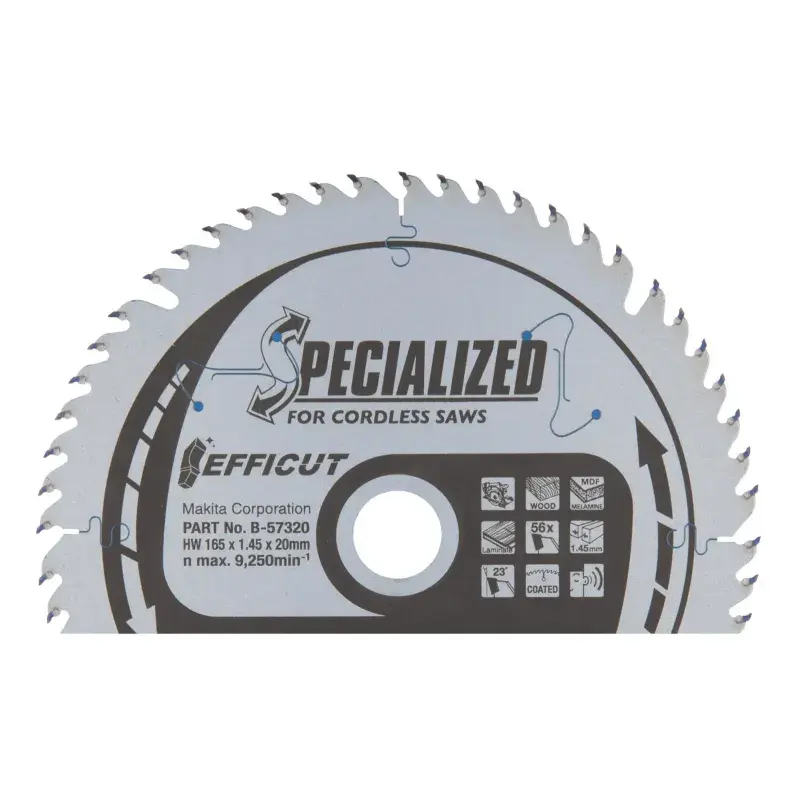 Makita TCT Klinge 165x20mm 56T - Perfekt til profiler