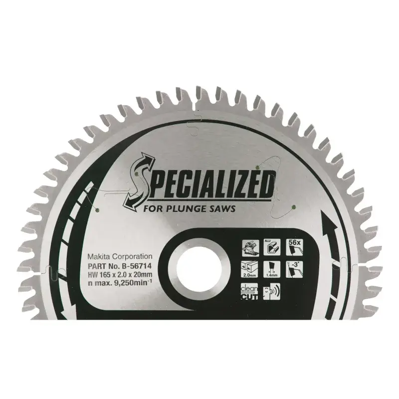 Makita TCT Klinge 165x20mm - B-56714 til Skæring