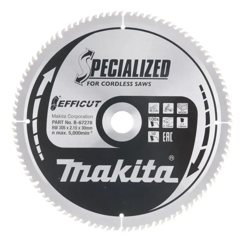 Makita TCT Klinge 305x30mm - B-67278 til Præcist Arbejde
